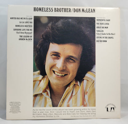 Don McLean - Homeless Brother [1974 Used Vinyl Record LP]