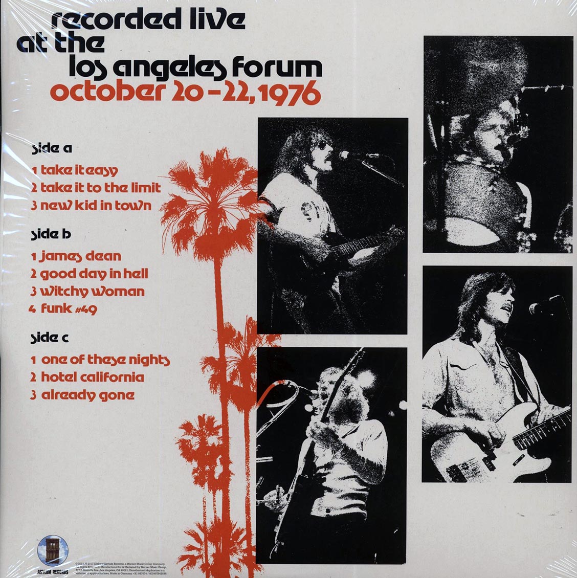 Eagles - Live at The Forum '76 [2021 180G 3-Sided Etched] [New Double Vinyl Record LP]
