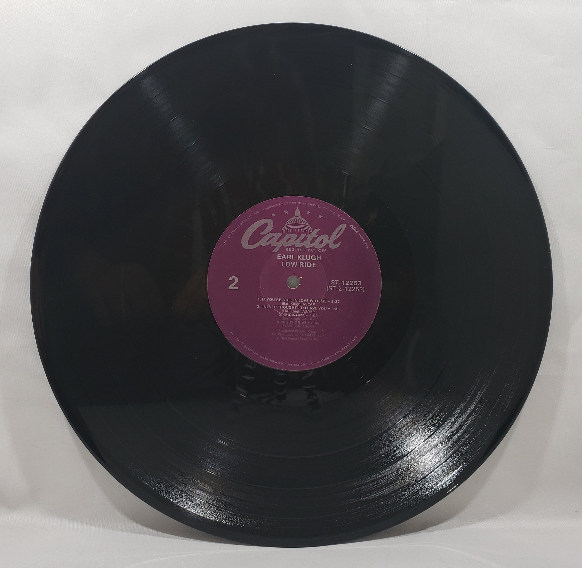 Earl Klugh - Low Ride [1983 Jacksonville Pressing] [Used Vinyl Record LP]
