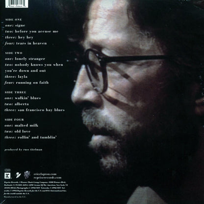 Eric Clapton - Unplugged [2011 Reissue 180G] [New Double Vinyl Record LP]