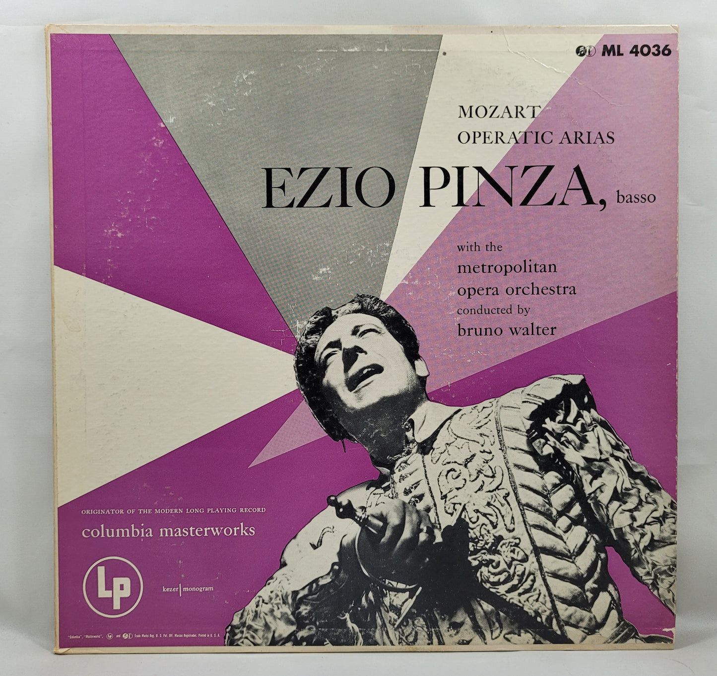 Ezio Pinza - Mozart Operatic Arias [1953 Reissue Mono] [Used Vinyl Record LP]