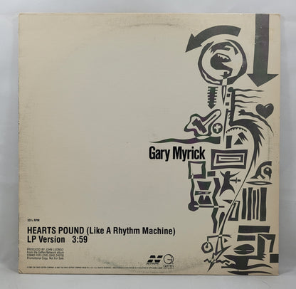 Gary Myrick - Hearts Pound (Like a Rhythm Machine) [1985 Promo] [Used Vinyl Record 12" Single]