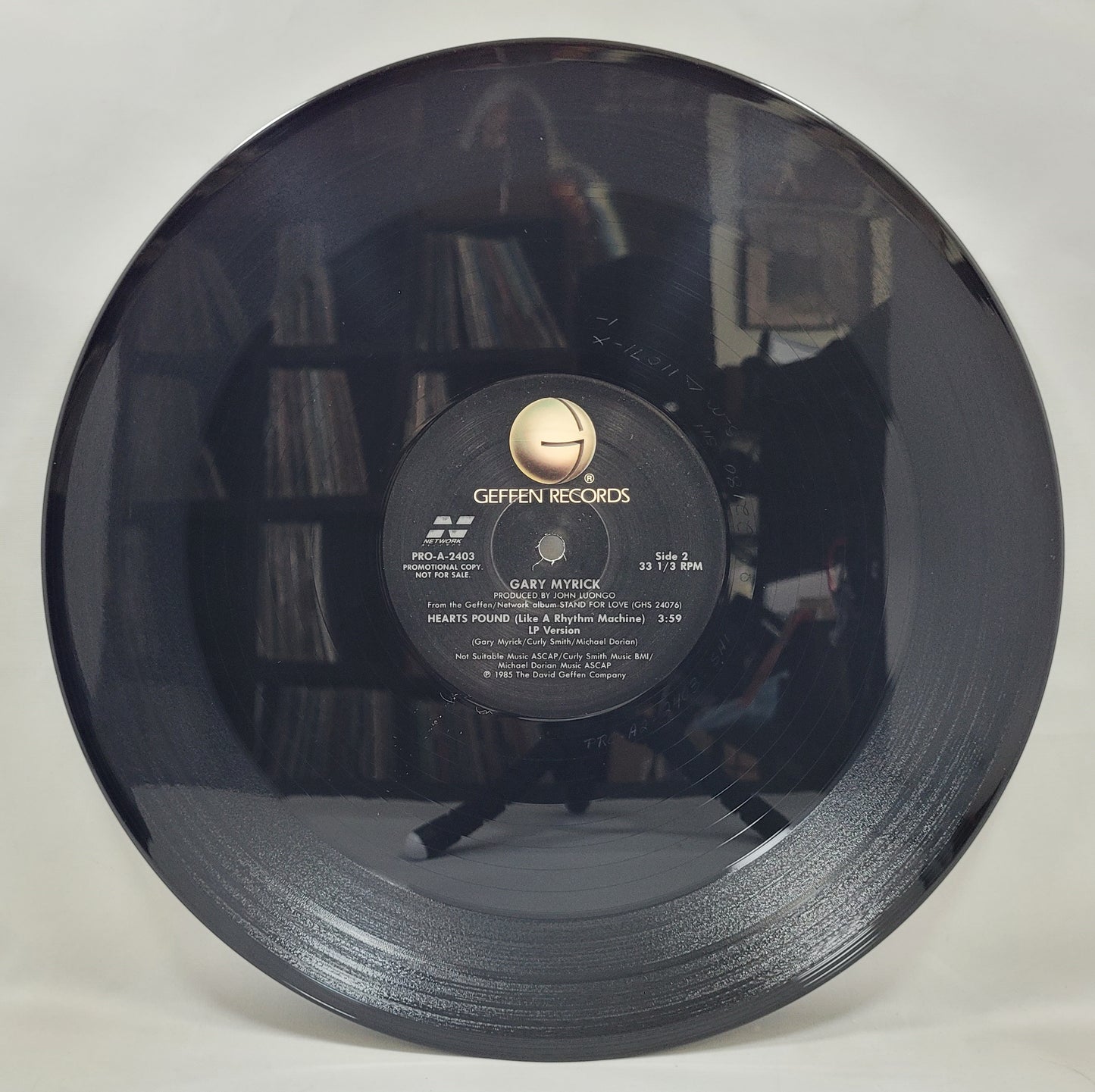 Gary Myrick - Hearts Pound (Like a Rhythm Machine) [1985 Promo] [Used Vinyl Record 12" Single]