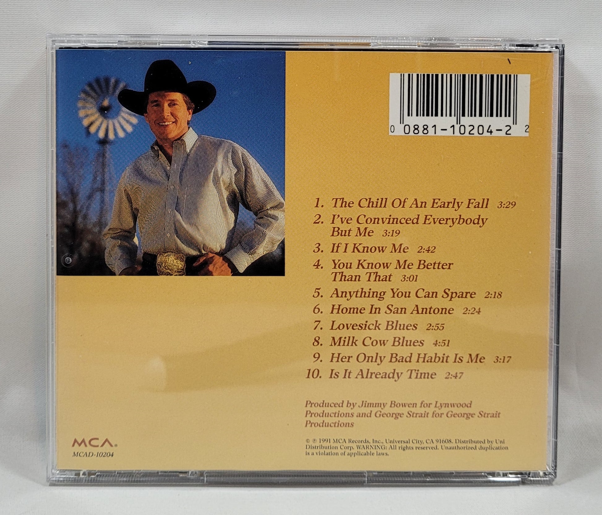 George Strait - Chill of an Early Fall [1991 Used CD]