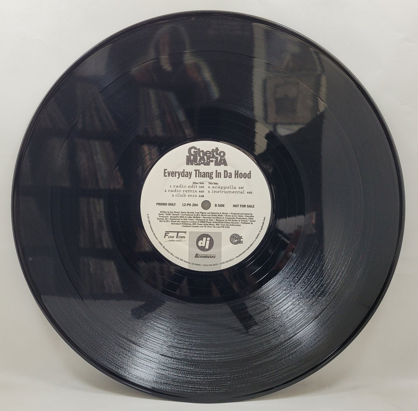 Ghetto Mafia - Everyday Thang in Da Hood [1994 Promo] [Used Vinyl 12" Single]
