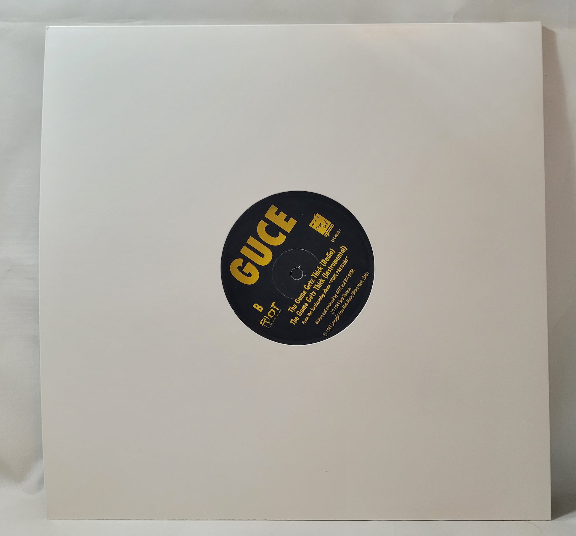 Guce - Western Bay Playa / The Game Getz Thick [1995 Used Vinyl Record 12" Single]