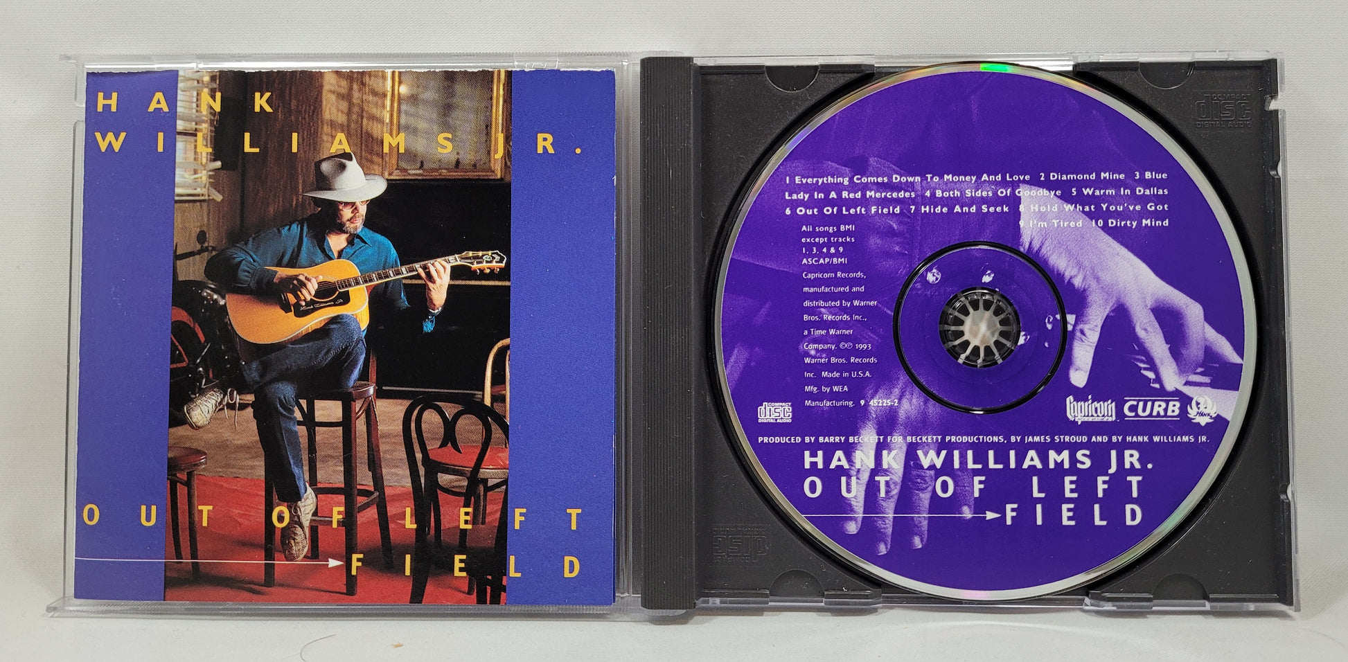 Hank Williams Jr. - Out of Left Field [1993 Used CD]