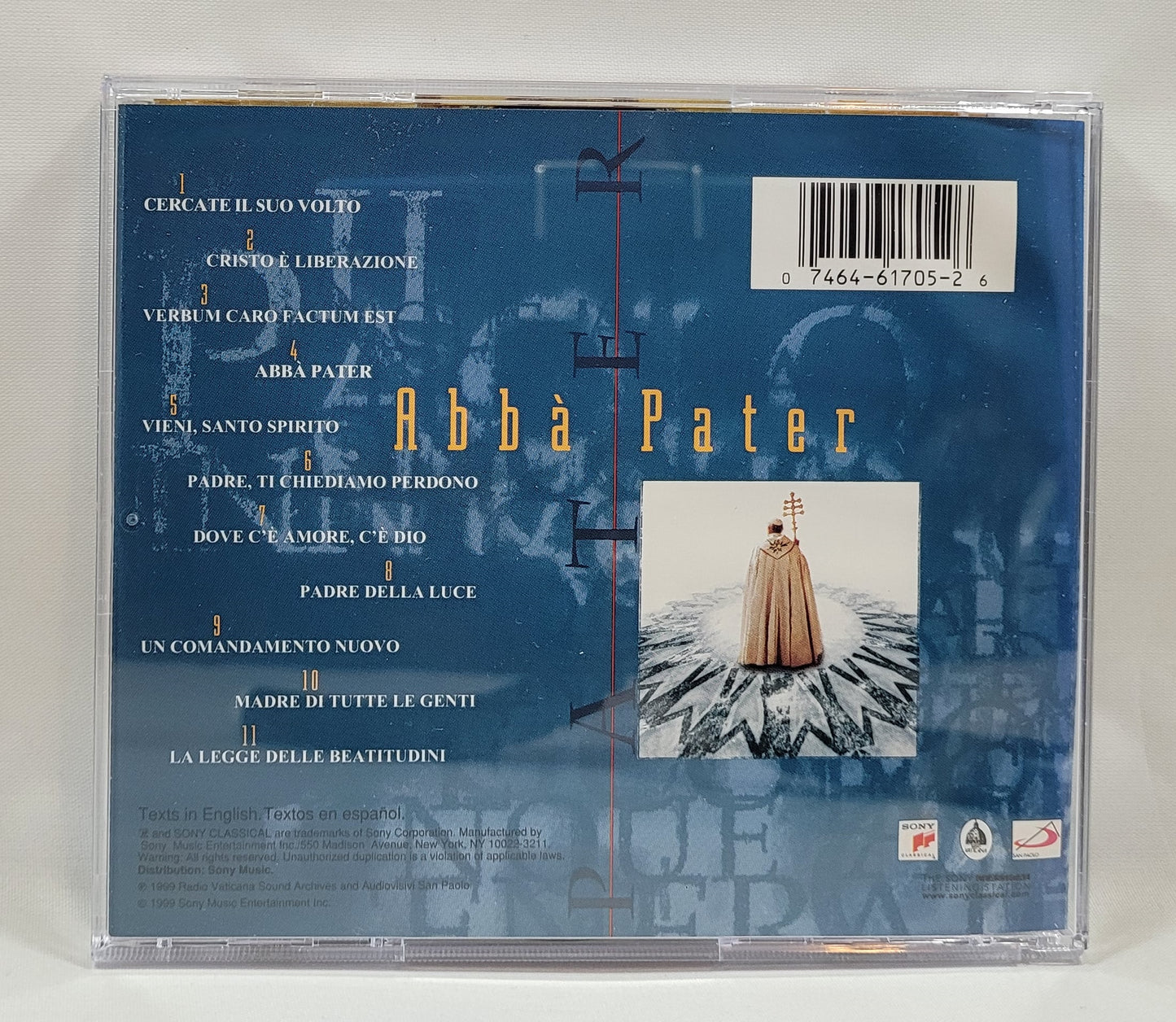 His Holiness Pope John Paul II - Abbà Pater [1999 Used CD]