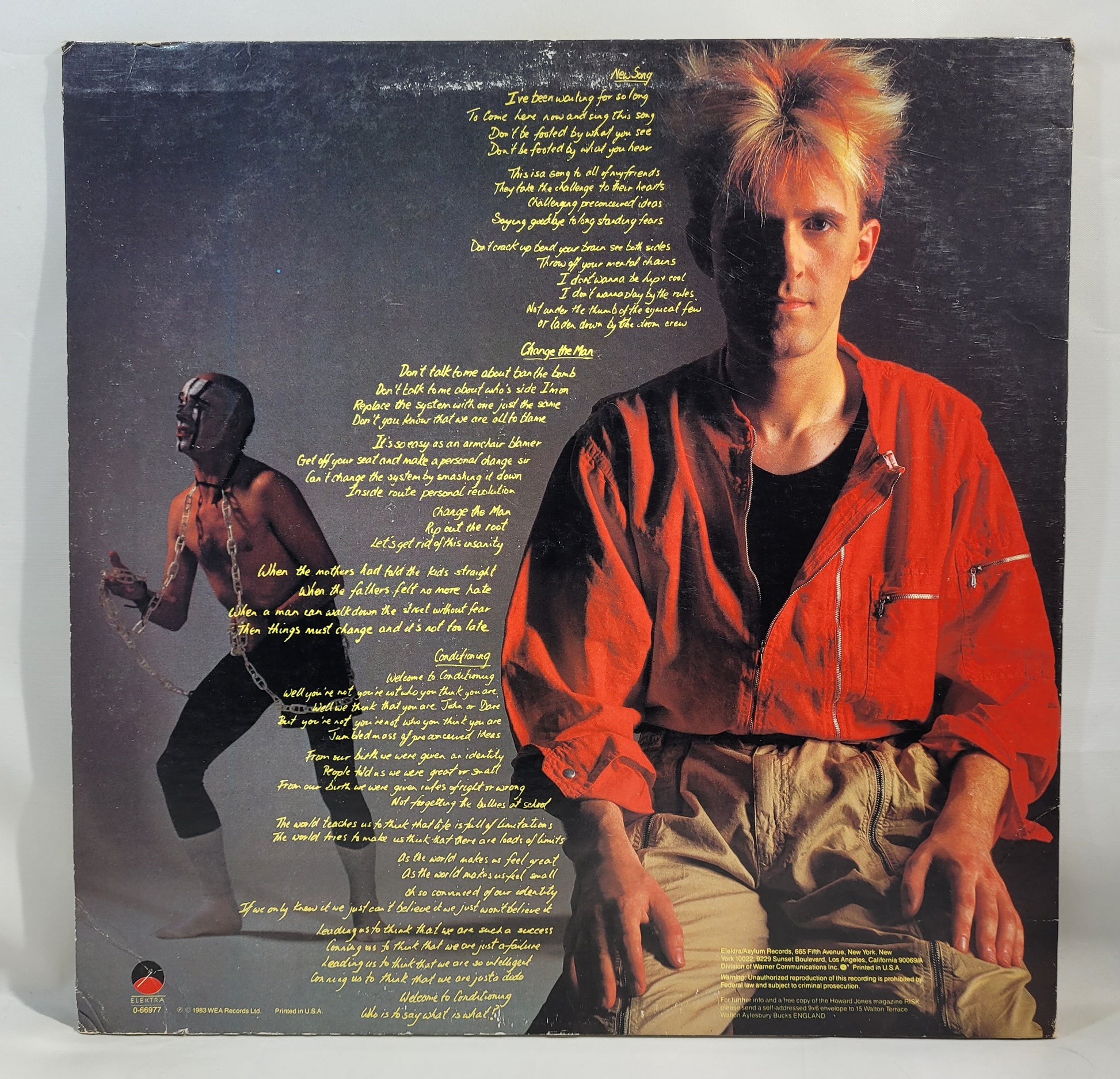 Howard Jones - New Song [1983 Used Vinyl Record 12" Single]