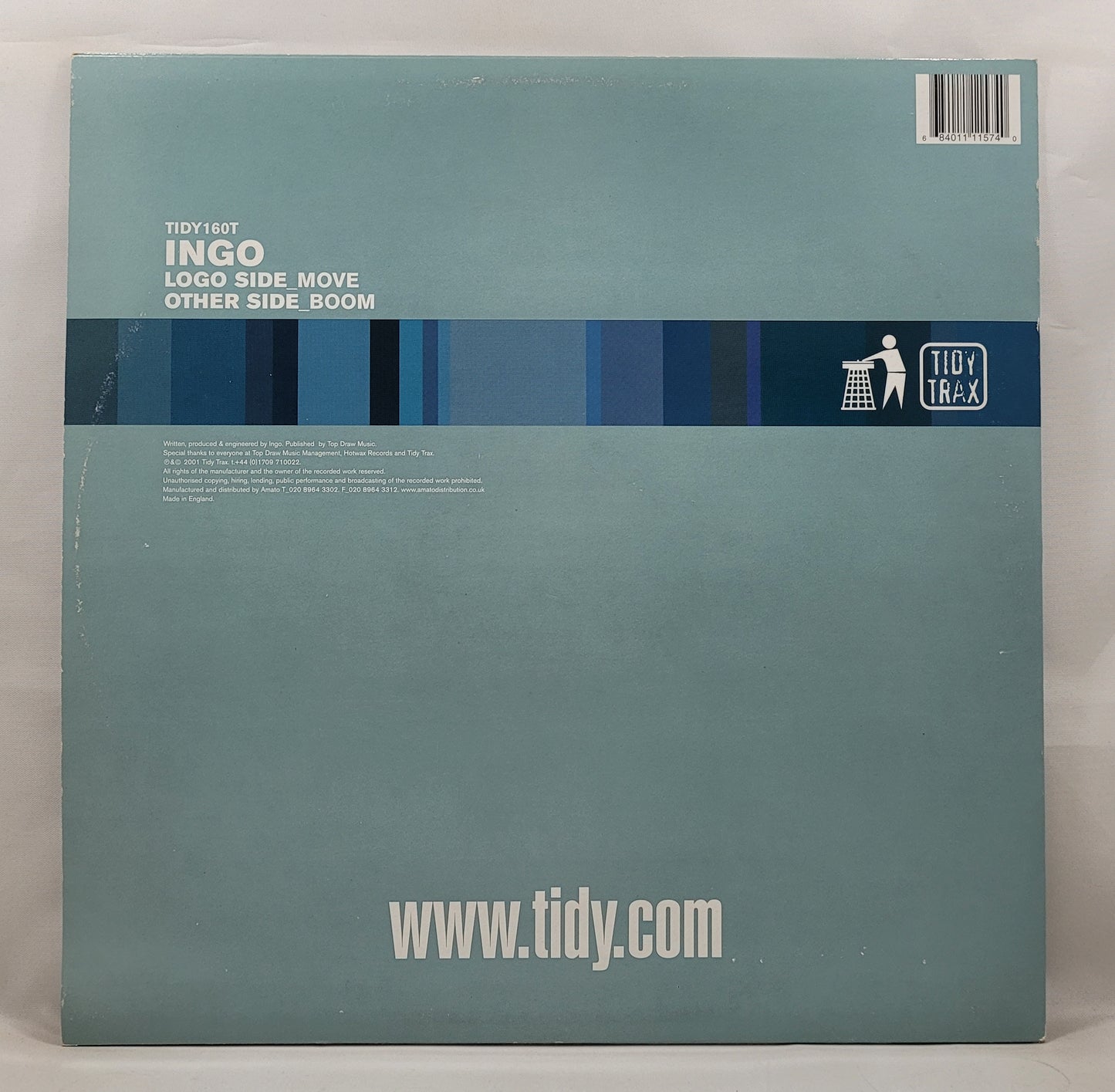 Ingo - Move / Boom [2001 UK] [Used Vinyl Record 12" Single]