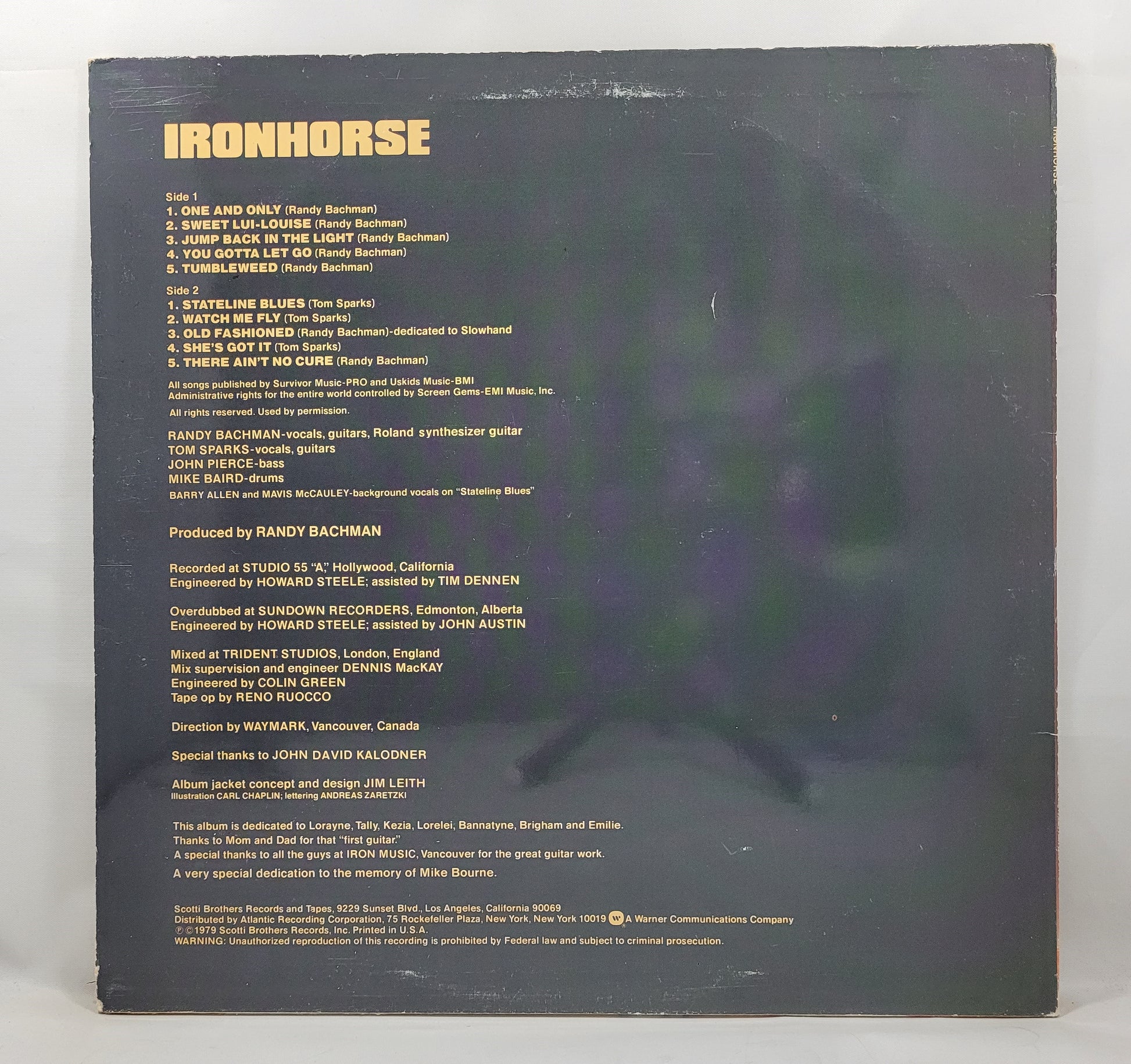 Ironhorse - Ironhorse [1979 Monarch Pressing] [Used Vinyl Record LP] [B]