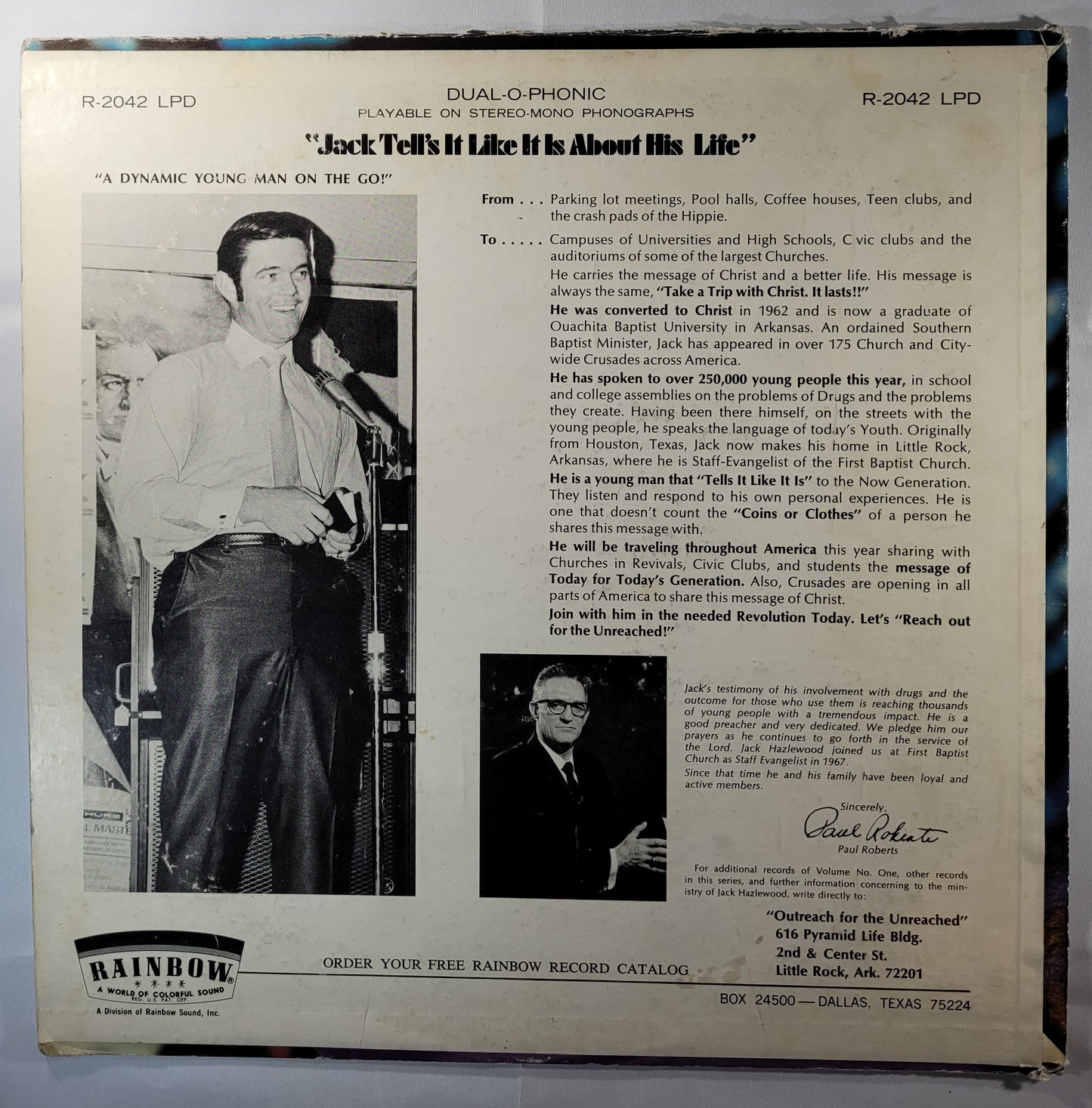 Jack Hazelwood - The Conversion Story of Jack Hazelwood [Used Vinyl Record LP]