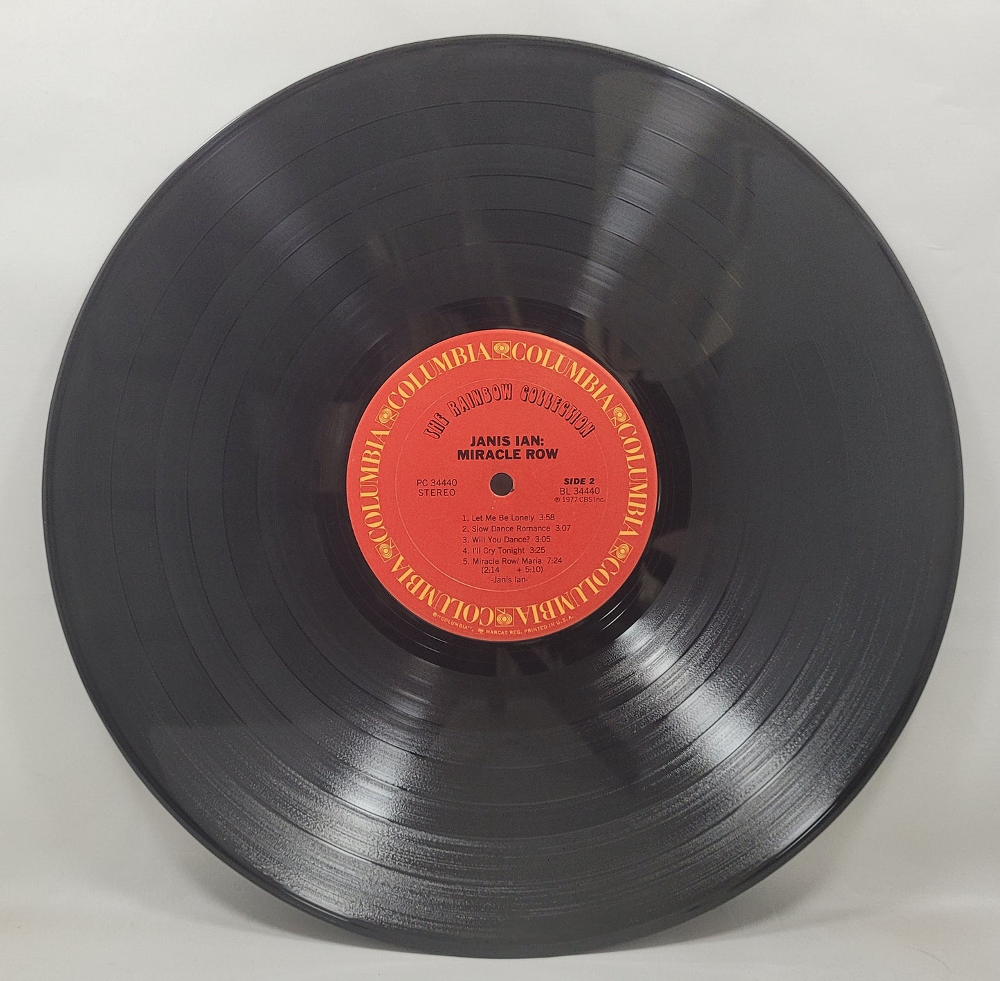 Janis Ian - Miracle Row [1977 Santa Maria Pressing] [Used Vinyl Record LP] [D]