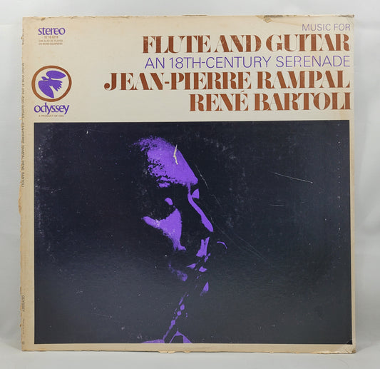 Jean-Pierre Rampal & Rene Bartoli - Music for Flute and Guitar (An 18th Century Serenade) [1968 Used Vinyl Record LP]