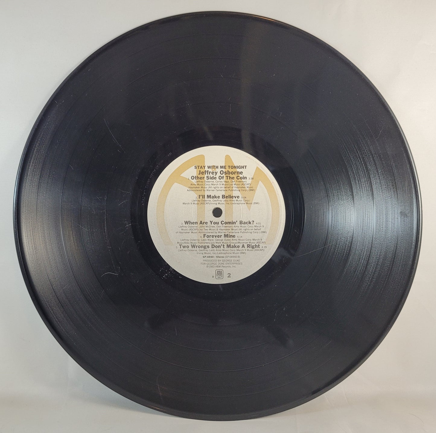 Jeffrey Osborne - Stay With me Tonight [Vinyl Record LP]