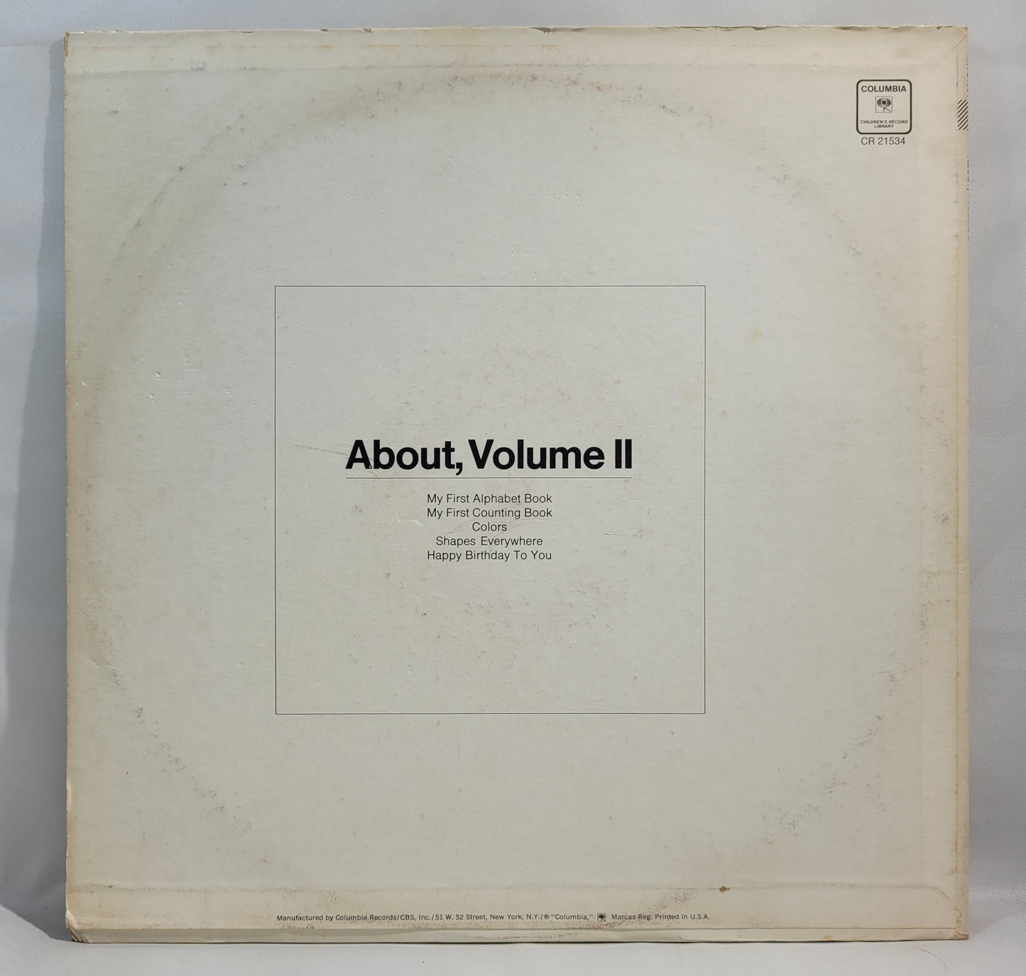 Jim Timmens - About, Volume II [Vinyl Record LP]