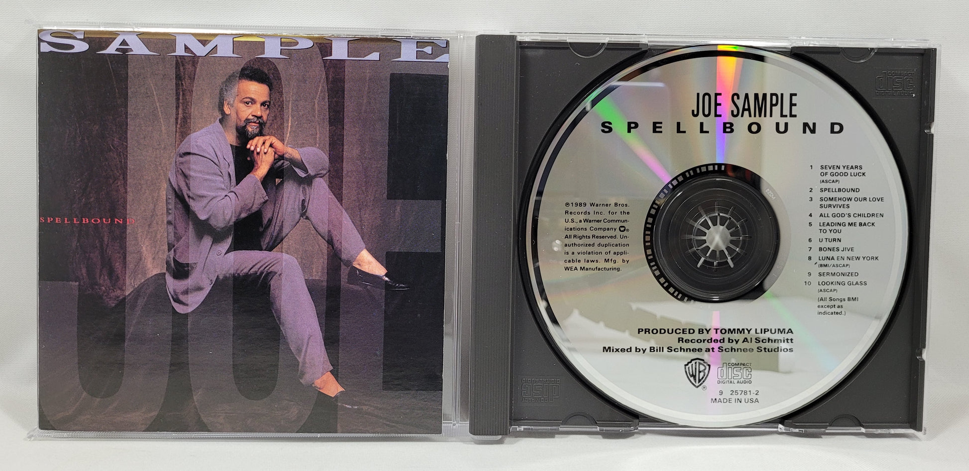 Joe Sample - Spellbound [1989 Used CD]