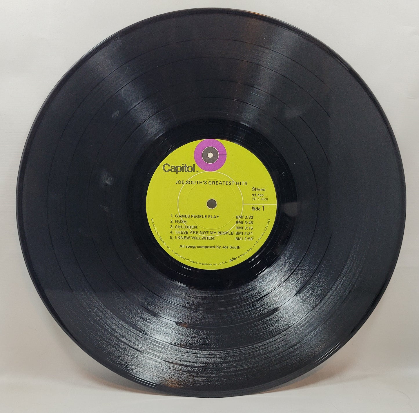 Joe South - Joe South's Greatest Hits Vol. 1 [1970 Compilation] [Used Vinyl Record LP]