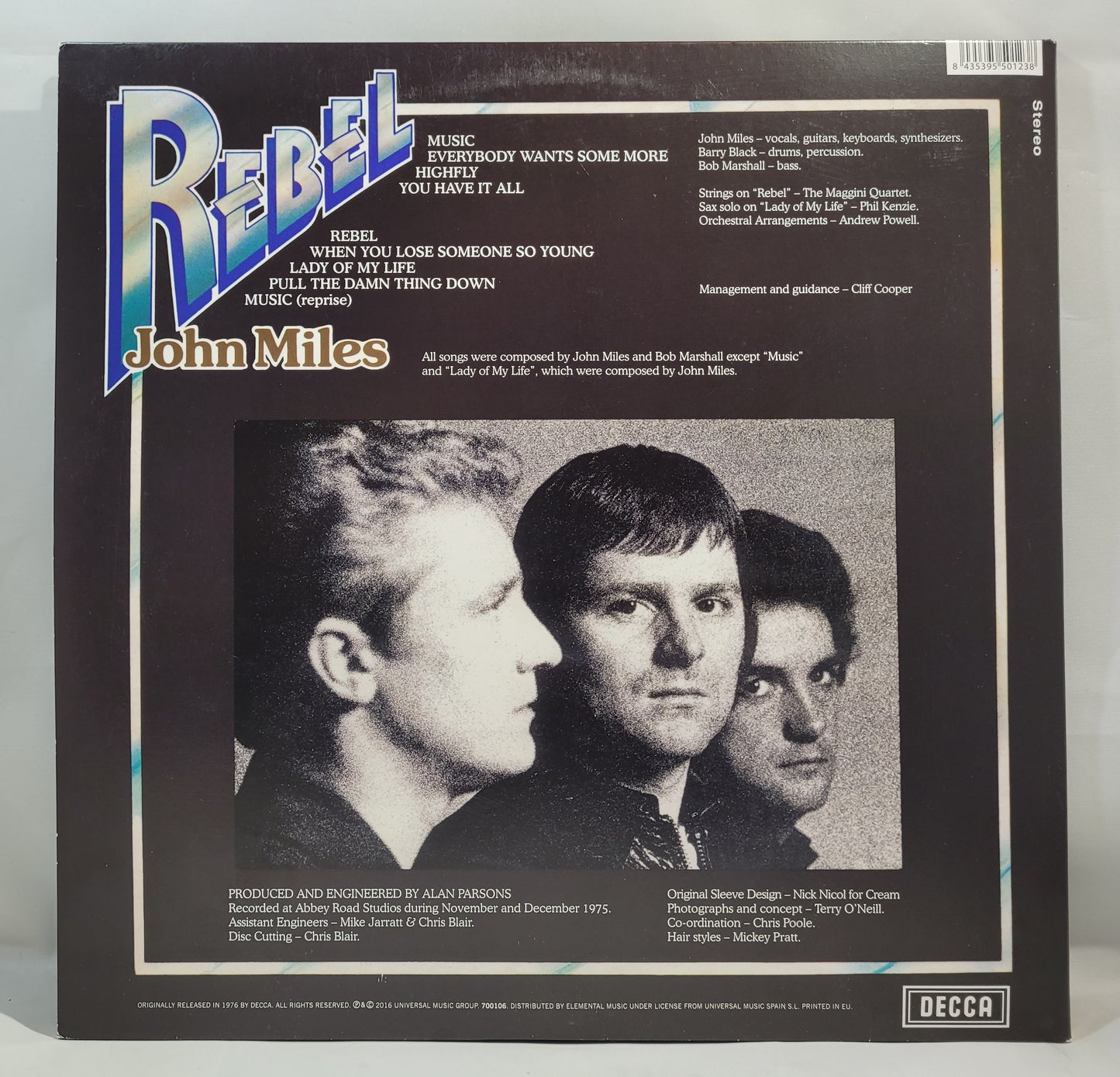 John Miles - Rebel [2016 Reissue Limited 180G] [Used Vinyl Record LP]