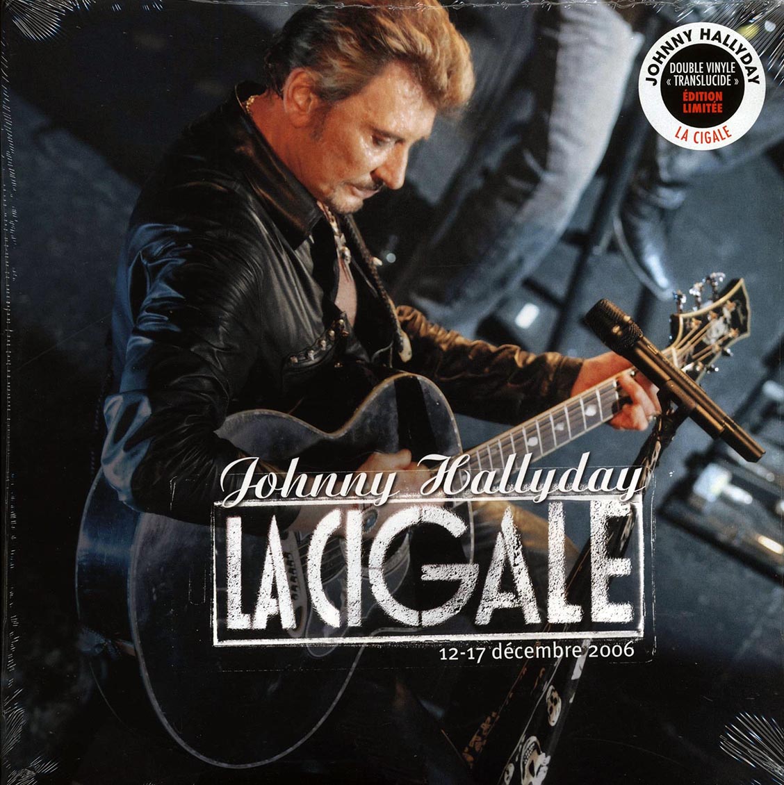 Johnny Hallyday - La Cigale - 12-17 Décembre 2006 [2019 Reissue Limited Clear] [New Double Vinyl Record LP]