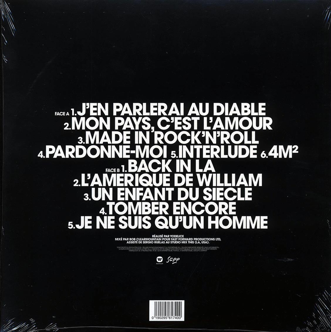 Johnny Hallyday - Mon Pays C'est L'amour [2018 Limited White] [New Vinyl Record LP]