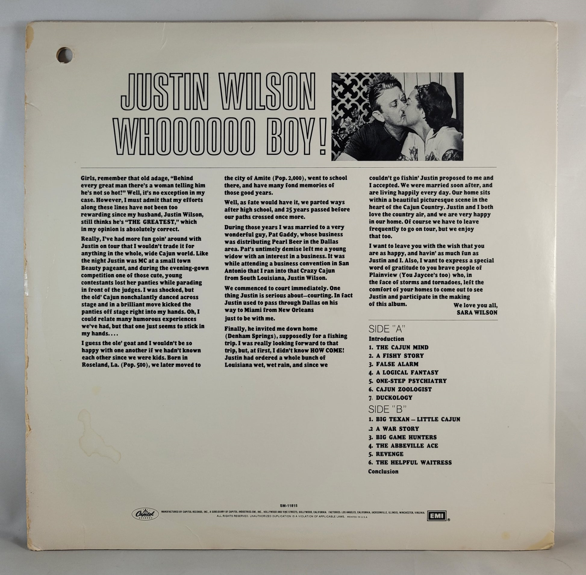 Justin Wilson - Whoooo Boy [Reissue] [Used Vinyl Record LP]