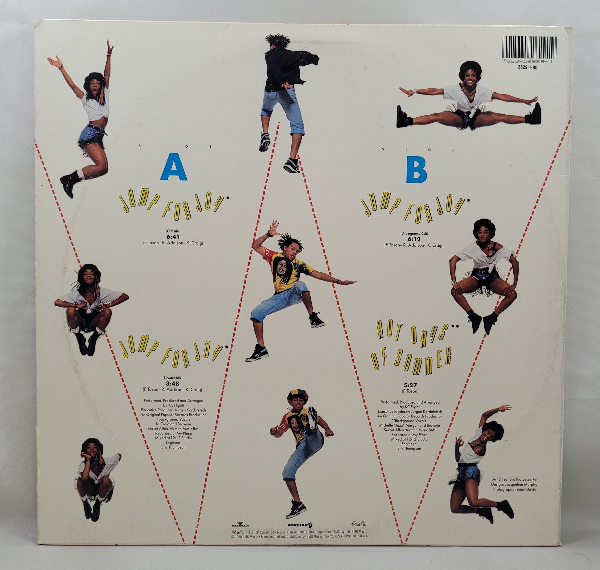 KC Flightt - Jump for Joy [1990 Promo] [Used Vinyl Record 12" Single]