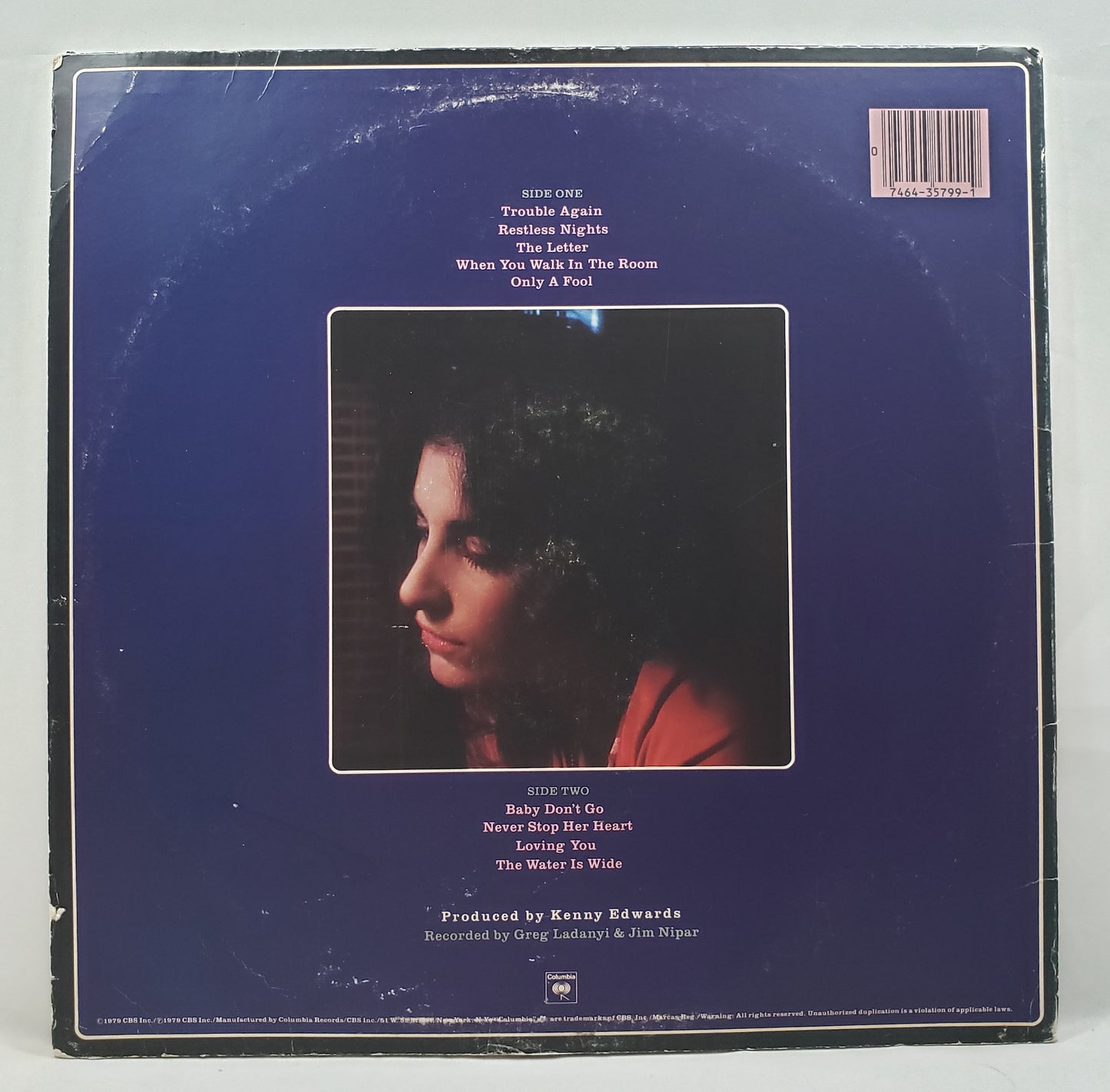 Karla Bonoff - Restless Nights [1979 Used Vinyl Record LP]