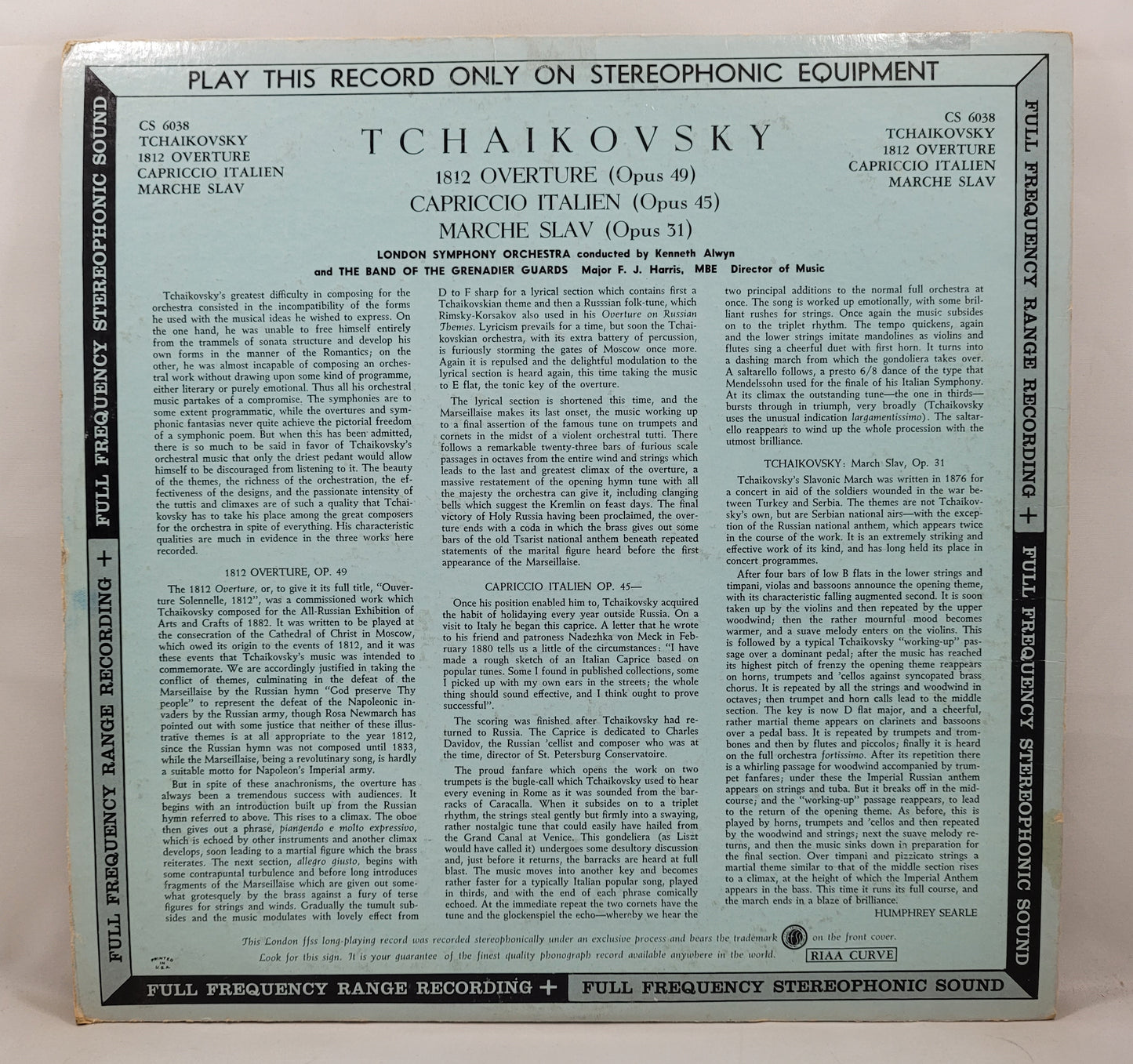 Kenneth Alwyn - 1812 Overture [Used Vinyl Record LP]