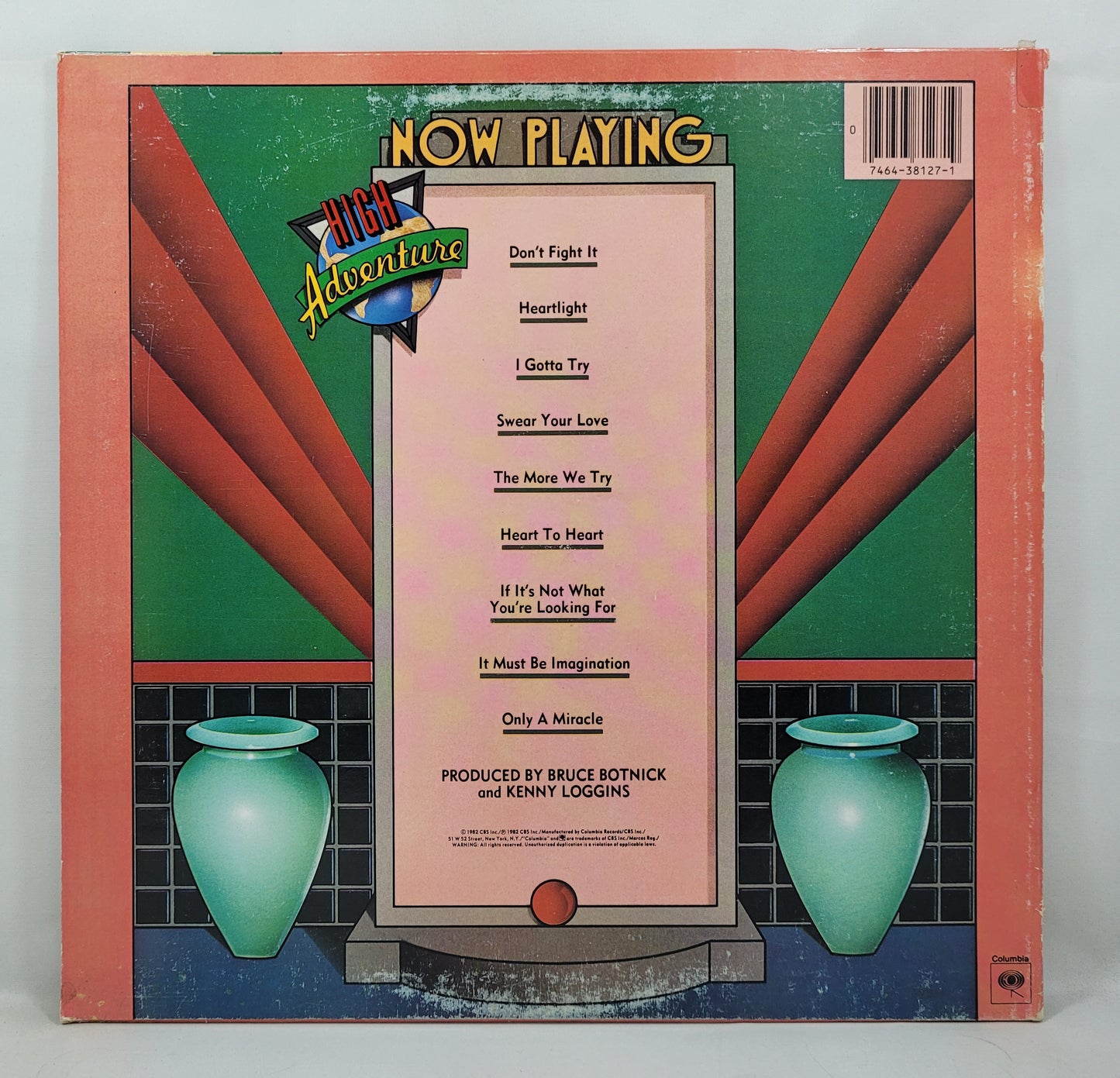 Kenny Loggins - High Adventure [1982 Pitman] [Used Vinyl Record LP] [B]