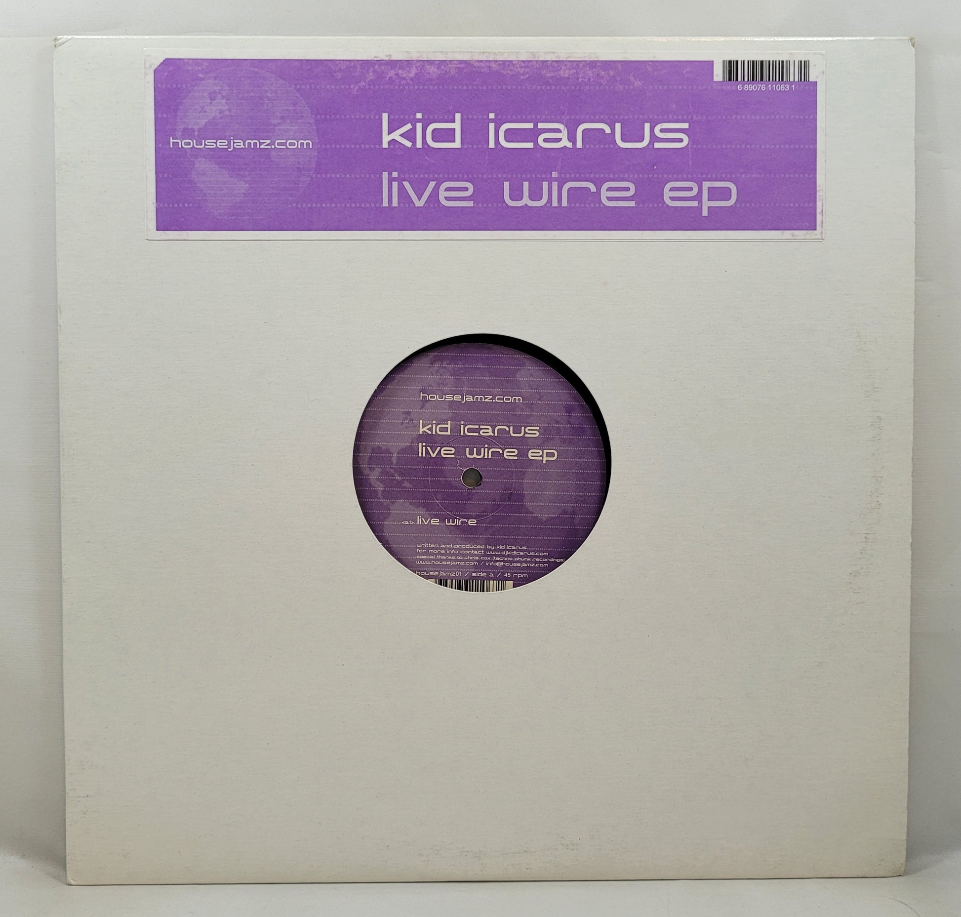 Kid Icarus - Live Wire EP [2006 Used Vinyl Record 12" Single]