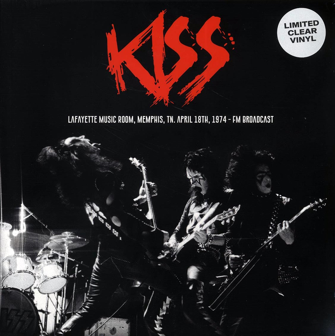 Kiss - Lafayette Music Room, Memphis, TN [Unofficial Limited Clear] [New Vinly Record LP]