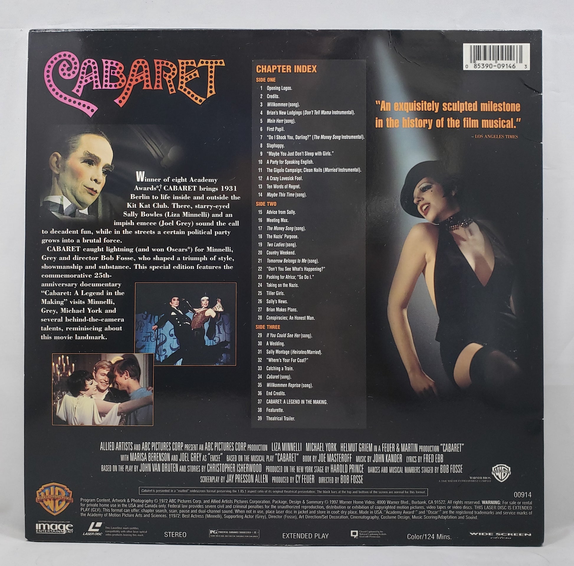 Cabaret (1972 Liza Minnelli, Michael York, Helmut Griem] [1997 Used LaserDisc]