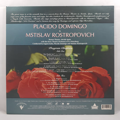 Domingo & Rostropovich Live in Concert [1992 Used LaserDisc]