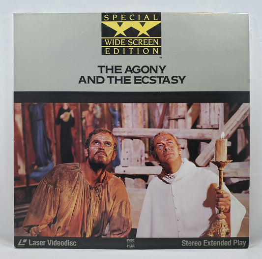 The Agony and the Ecstasy (1965 Charlton Heston, Rex Harrison, Diane Cilento) [Used LaserDisc]