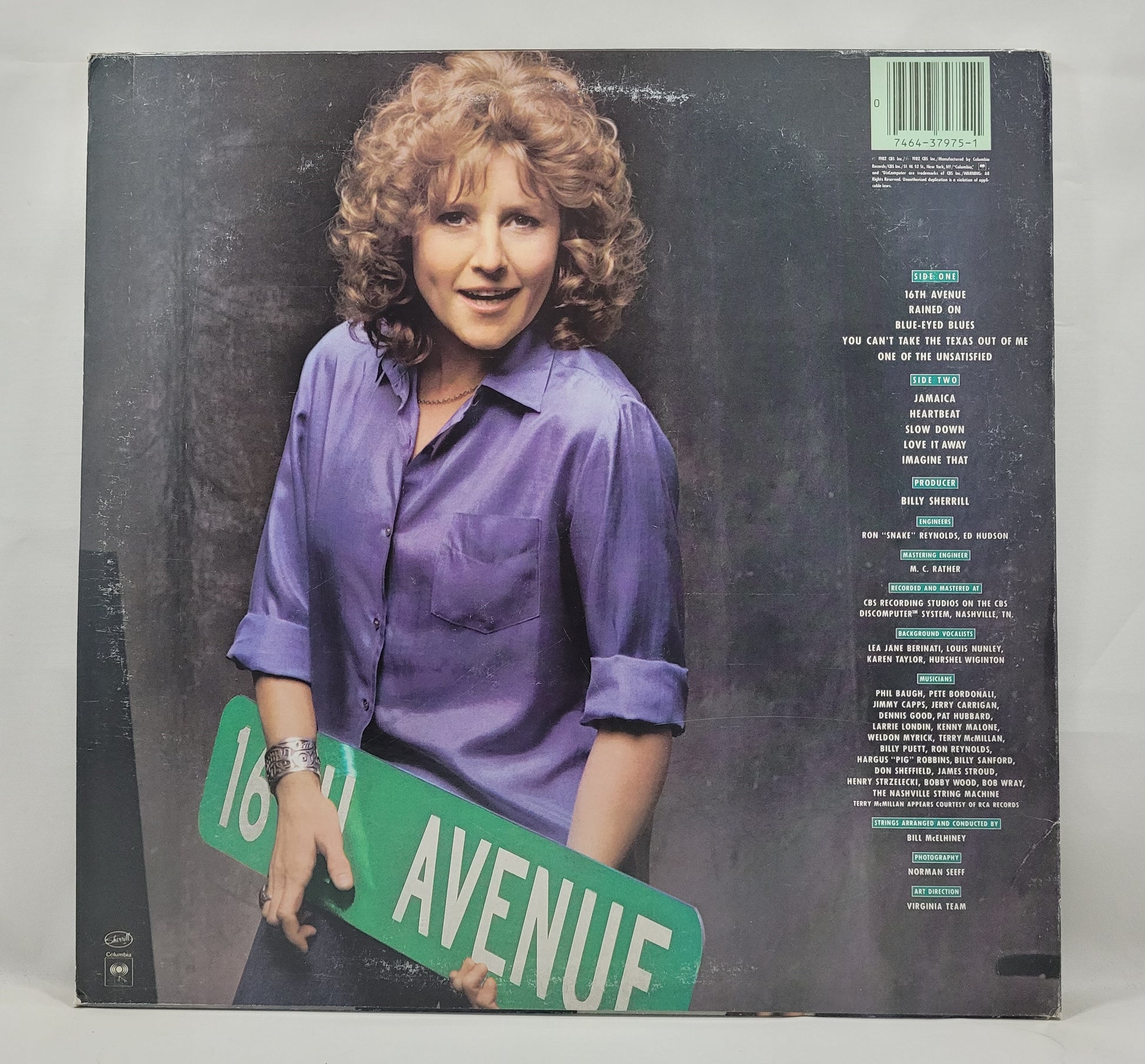Lacy J. Dalton - 16th Avenue [1982 Used Vinyl Record LP]