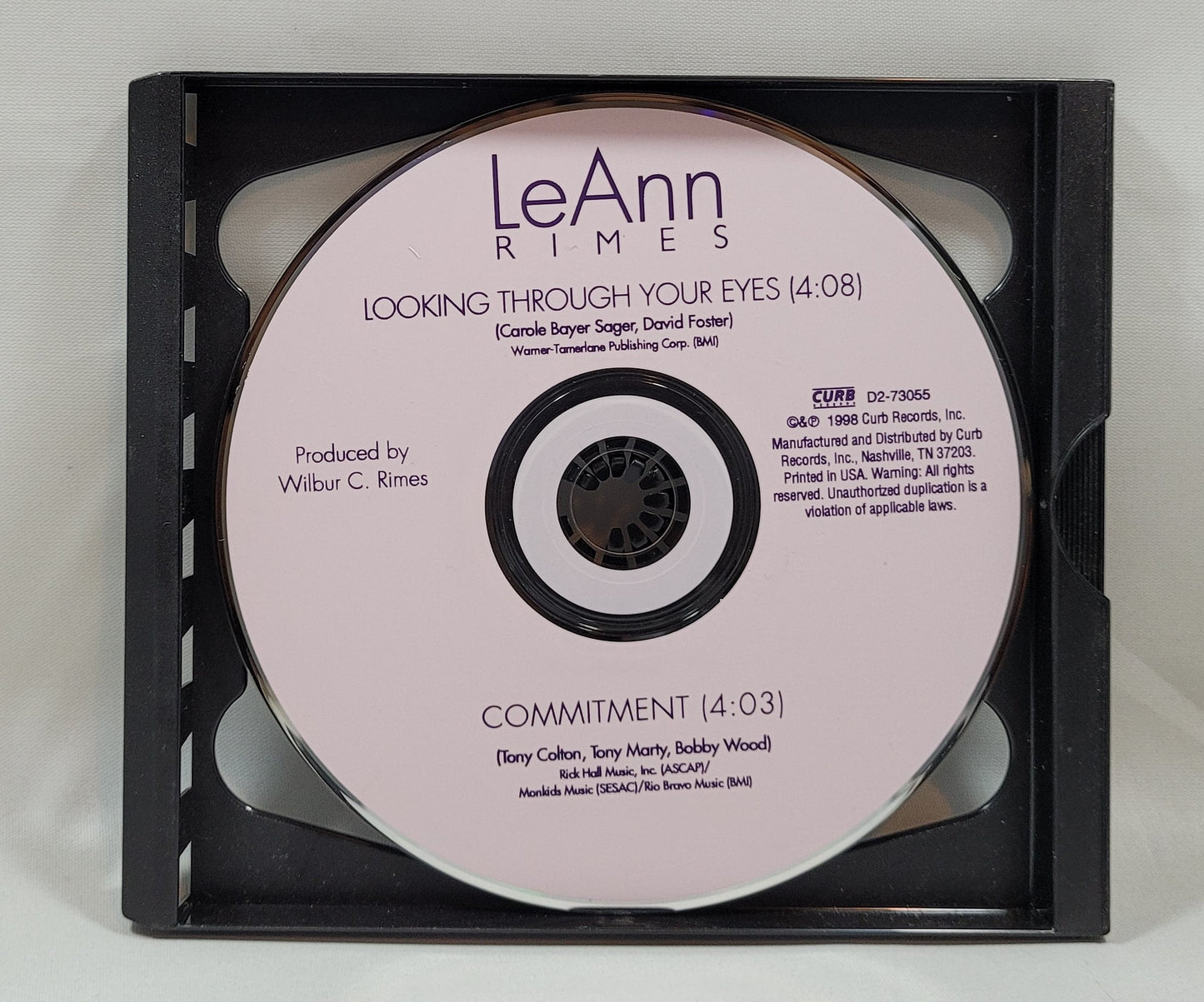 LeAnn Rimes - Looking Through Your Eyes / Commitment [1998 Used CD Single]