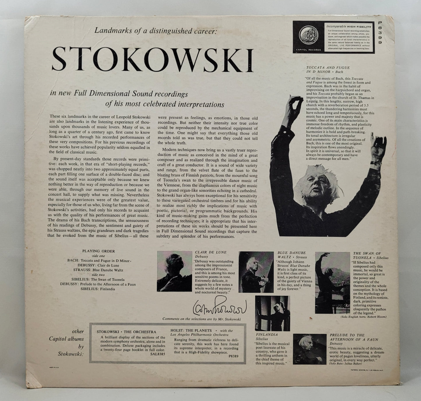 Leopold Stotkowski - Landmarks of a Distinguished Career [1957 Mono] [Used Vinyl Record LP]