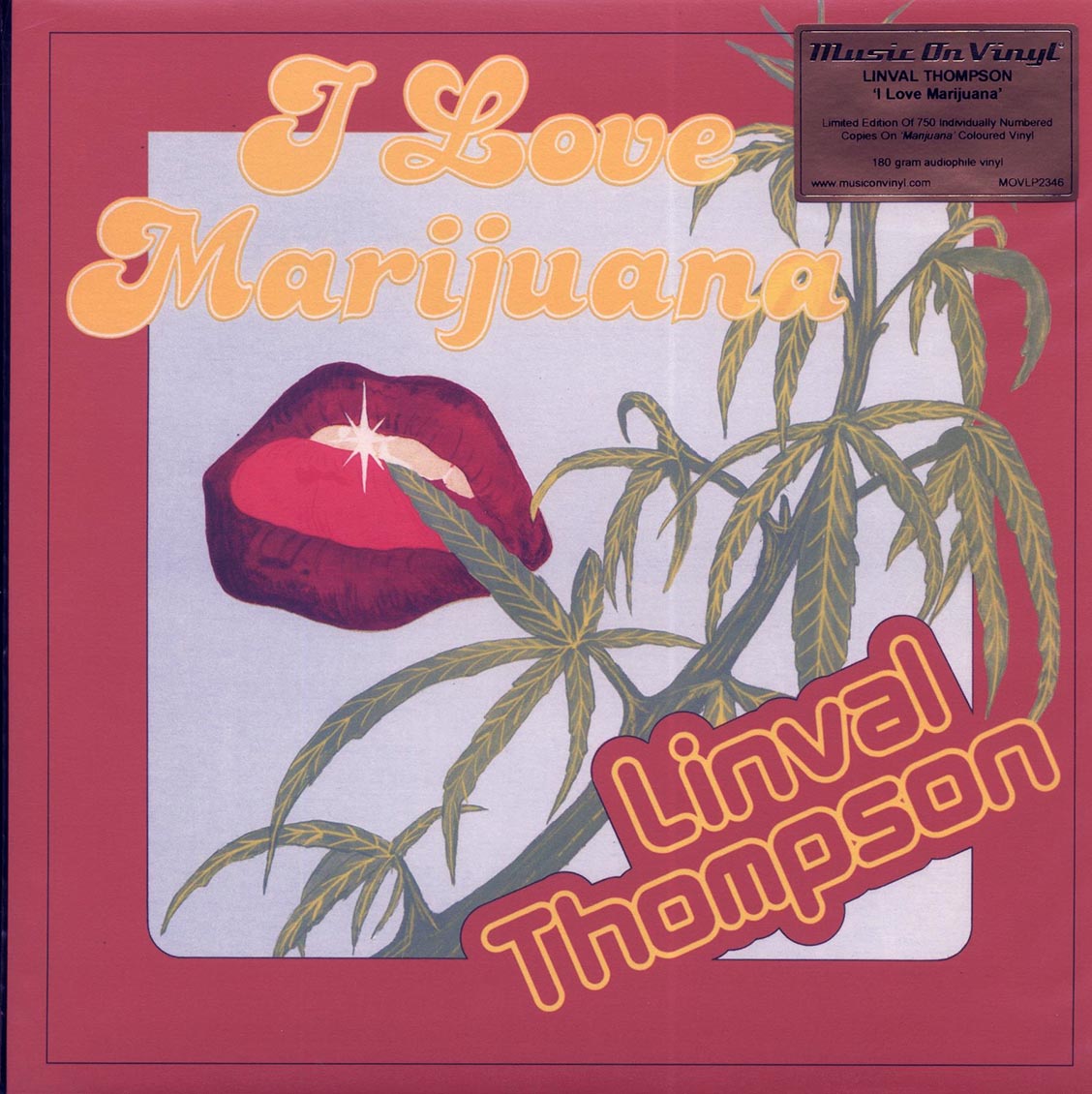 Linval Thompson - I Love Marijuana [2022 Reissue Limited Green 180G] [New Vinyl Record LP]