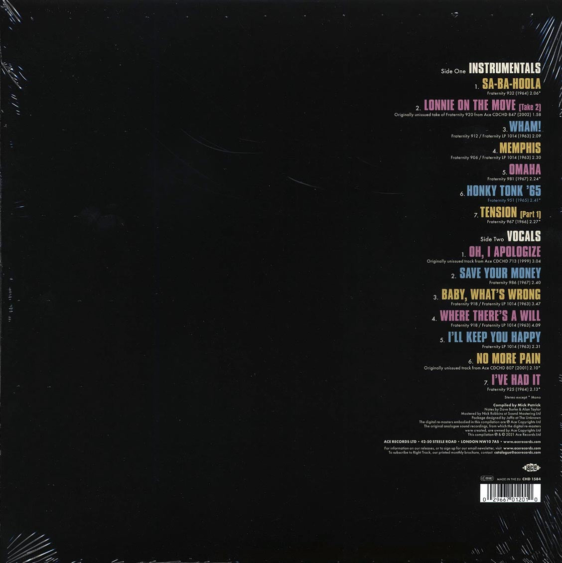 Lonnie Mack - Sa-Ba-Hoola! Two Sides Of [2021 Compilation] [New Vinyl Record LP]