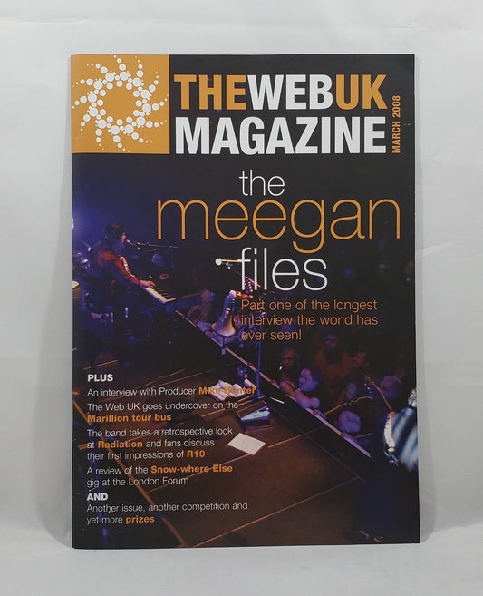 Marillion - The Web UK Magazine March 2008 - The Meegan Files [Used]