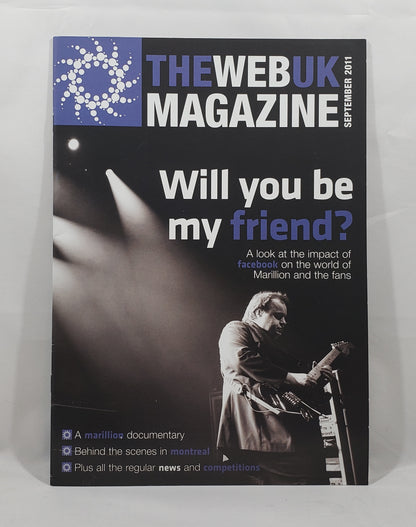 Marillion - The Web UK Magazine September 2011 - Will You Be My Friend? [Used]