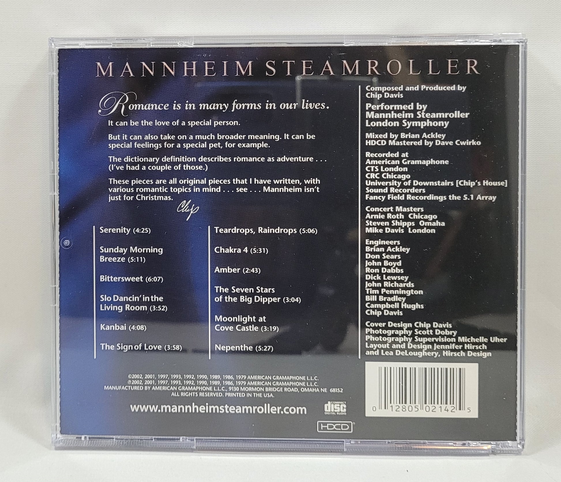 Mannheim Steamroller - Romantic Melodies [2002 Compilation] [Used HDCD]