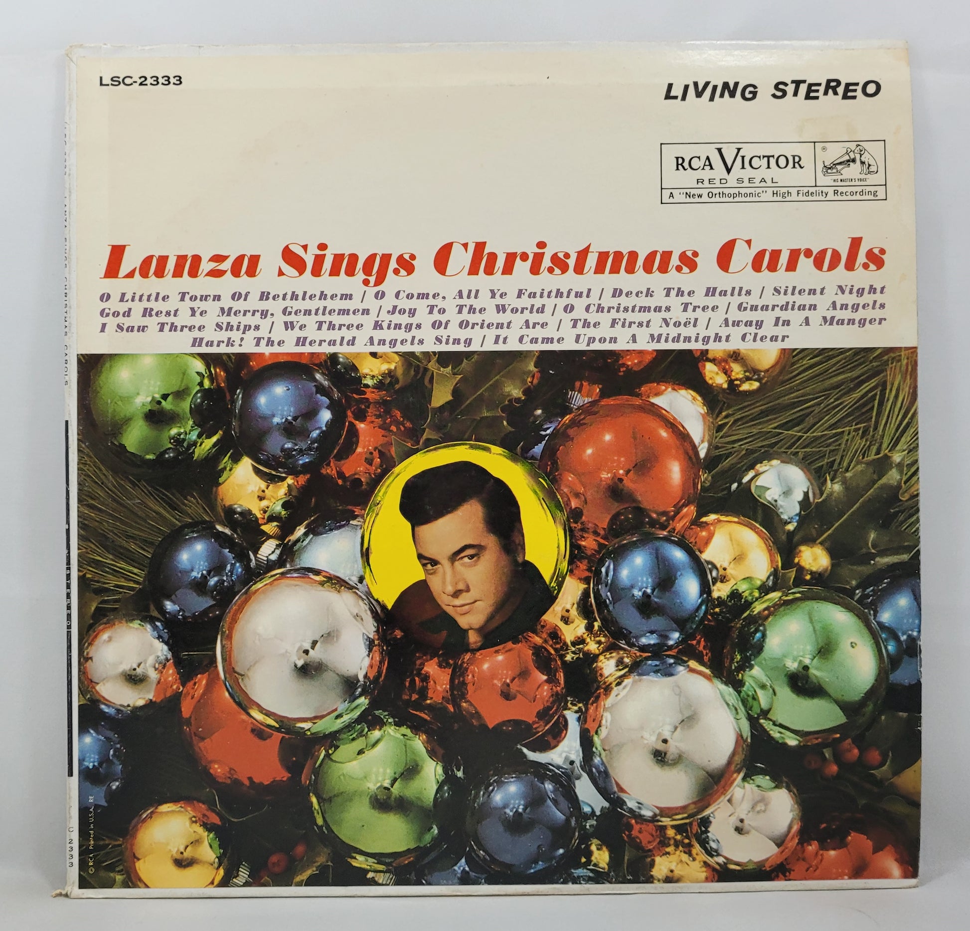 Mario Lanza - Lanza Sings Christmas Carols [Reissue] [Used Vinyl Record LP]