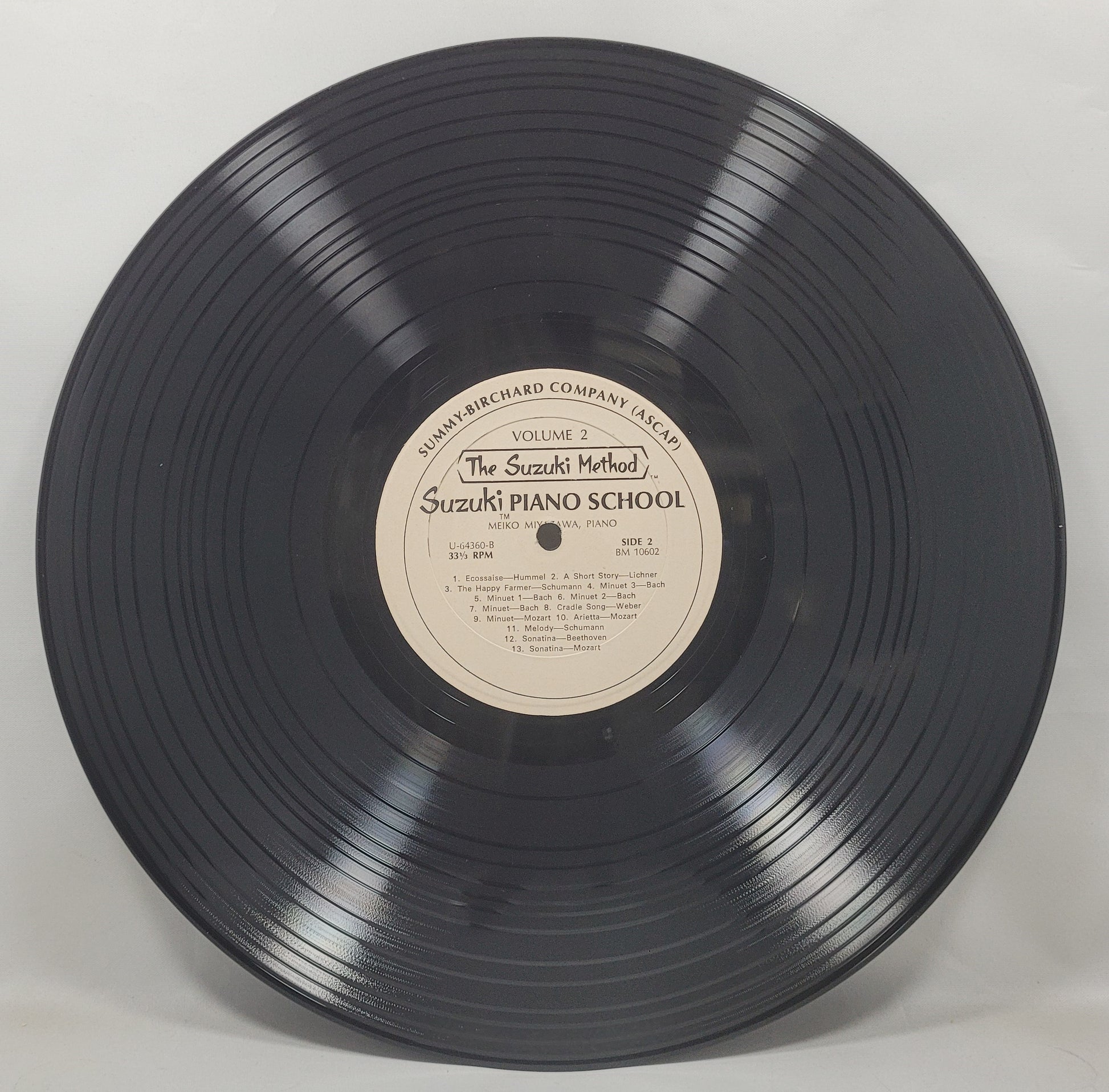 Meiko Miyazawa - Suzuki Piano School, Vol. 1 & Vol. 2 [Used Vinyl Record LP]