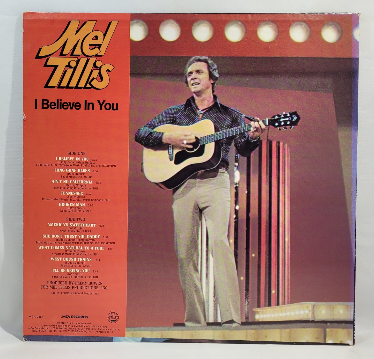 Mel Tillis - I Believe in You [Vinyl Record LP]
