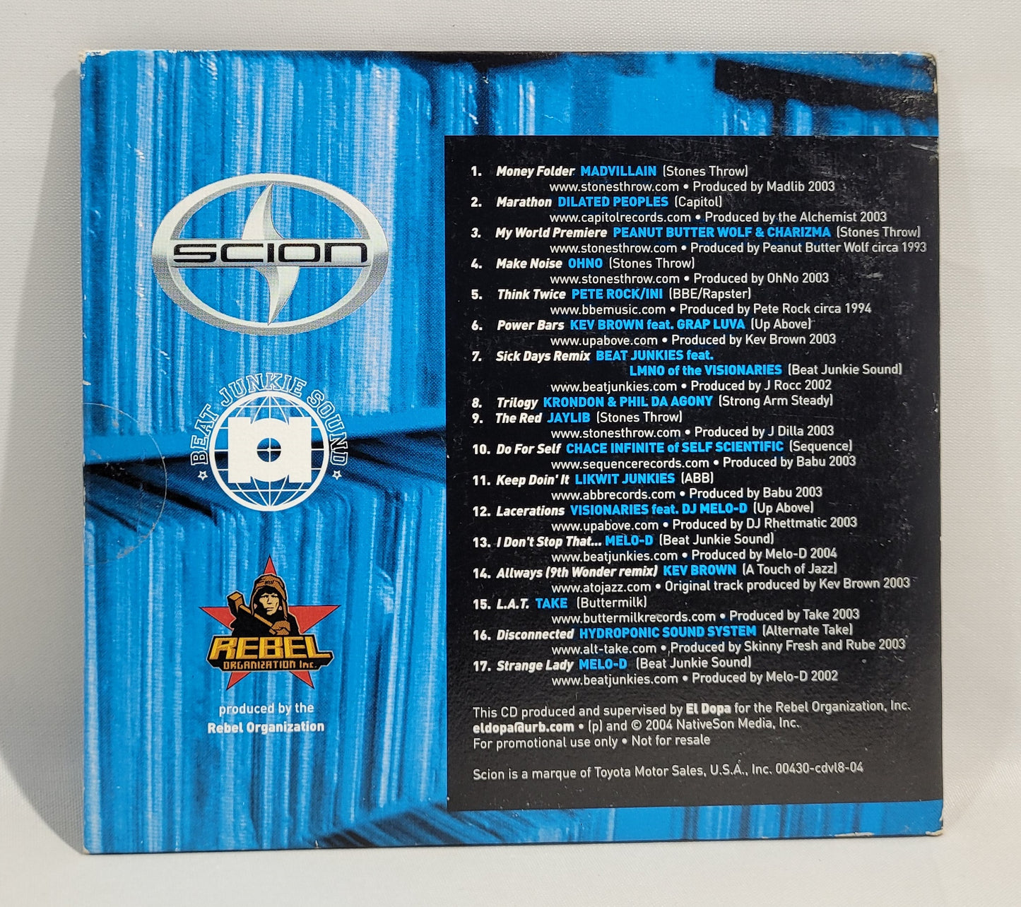 Melo-D - Scion CD Sampler V.8 - Beat Contructors Past Present, and Future [CD]