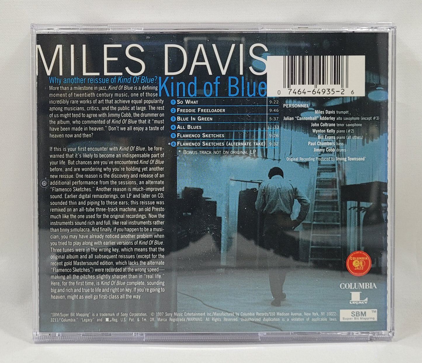 Miles Davis - Kind of Blue [1997 Reissue Remastered] [Used CD]