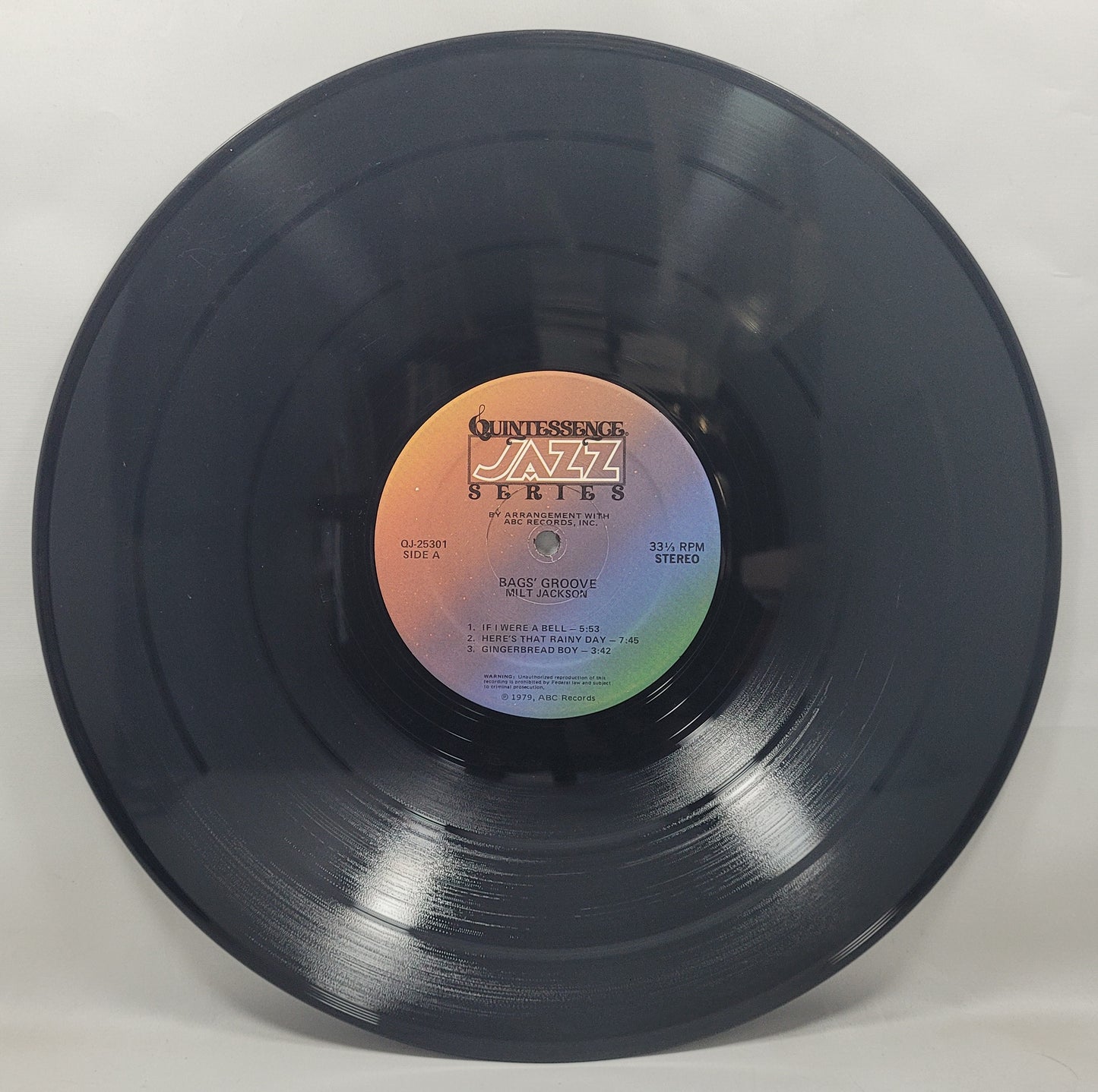 Milt Jackson - Bags' Groove [1979 Compilation] [Used Vinyl Record LP]