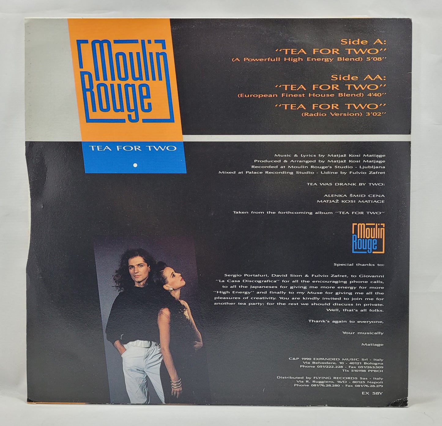Moulin Rouge - Tea for Two [1990 45rpm] [Used Vinyl Record 12" Single]